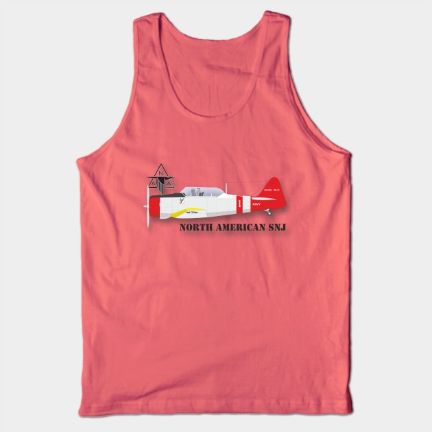 North American SNJ Texan Tank Top by GregThompson